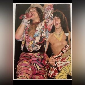 David Lee Roth & Eddie Van Halen pinup